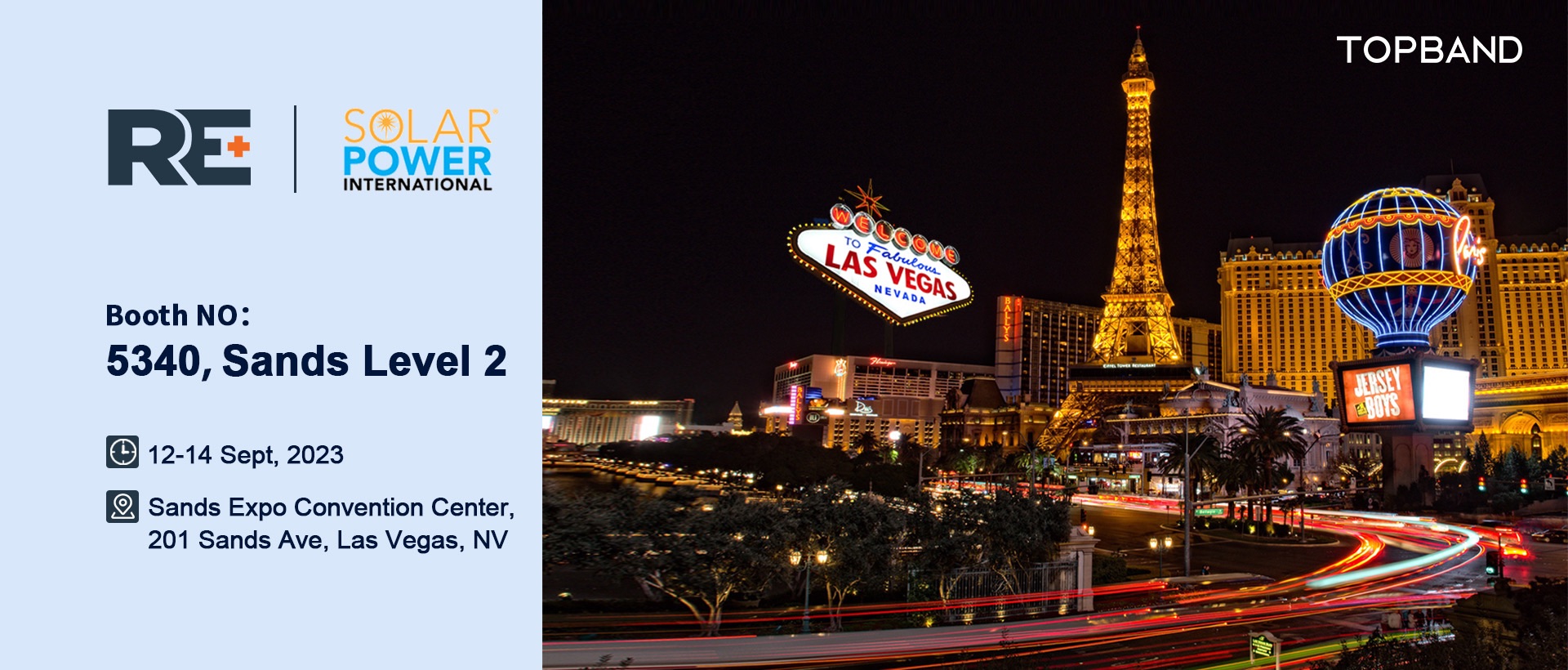 Co-Create a New Era of Energy, Topband to Showcase Multi-Scenario Energy Storage Solutions at RE+2023